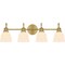 Quoizel Hinton Bath 4 Lights Aged Brass HIN8630AB - alternate 1